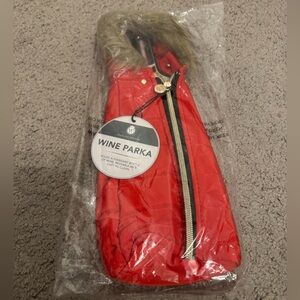 Wine bottle red jacket New!